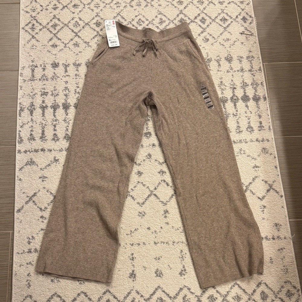 Uniqlo Brown Pajama Pants